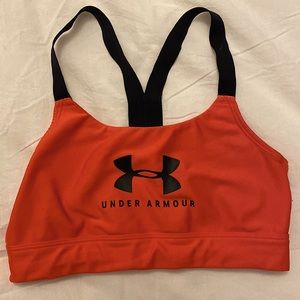 Neon Under Armour sports bra, great condition, light support